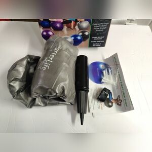 SmarterLife Exercise Ball Yoga Ball 65cm 1100 lbs rating - Silver